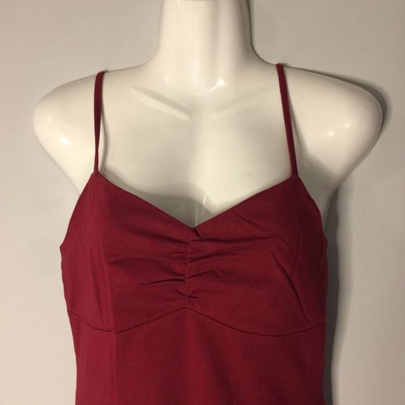 Spaghetti Strap Ruched Front Mini Bodycon Dress - Picture 4 of 9